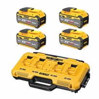 DCB104Z4 DeWALT FLEXVOLT 54V akumuliatorių ir kroviklio rinkinys (4x15.0 Ah)