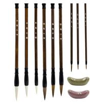 Pack of 9 Chinese Calligraphy Brush Pen Sumi Drawing Brush Beginner Calligraphy for Chinese Calligraphy Inks Painting 1