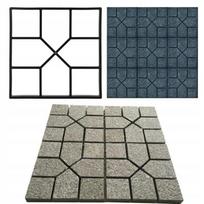 Reusable Form For Paving Stones Filled With Concrete 40Cm Path Pavement