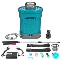 YOFIDRA 60PSI 4L/MIN Elektrinis ličio purkštuvas 10L didelės talpos sodui, veja purškimo ir drėkinimo kuprinis purkštuvas Galios įrankiai 1xBattery Set