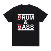 Juokingi Drum and Bass marškinėliai Rum and Ass Mėgėjų Juokeliai Trumpomis Rankovėmis 100% Medvilnės Marškinėliai Unisex Madingi Laisvalaikio Marškinėliai Oversiz... S įvairiaspalvis