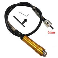 6.5mm Flex Shaft Adapter Stainless Steel Flexible Extension Tube Flexible Drill Extension Multifunctional Rubber Handle