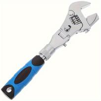 [5-in-1 Ratcheting Wrench] 5-in-1 Adjustable Ratcheting Wrench Set, 1pc | 10  to 12  Crescent Wrenches with 180° Folding sidabras