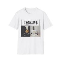 Krūtinės angina Math Rock Grupė Balta Medvilninė S iki 5XL Marškinėliai ZL627 Unisex Marškinėliai XXXXL