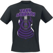 Zakk Wylde T Shirt Sabbath Guitar Logo New Official Mens Black Size L S juoda