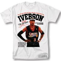 Allen Iverson The Answer Sixers 90's Basketball Vintage Style T-Shirt Unisex T-Shirt L