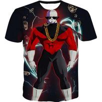 Dragon Ball Super Anime Jiren Spausdinti Vyriški Mados Dragonball Trumpomis Rankovėmis Marškinėliai Dragon Ball Z Marškinėliai XXS