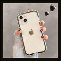 Plain Color Luminous for iPhone 13 12 11 14 15 16 Pro Max XS Case Full Protect Camera Transparent Soft Shockproof Bumper Cover For iPhone 12