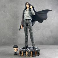 30cm Attack On Titan Gk Chikara Eren Jaeger Double Headed Statue PVC Action Figure Anime Figure Model Toys Collection Doll Gift