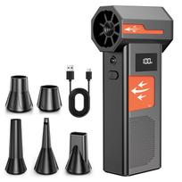 Car Violent Fan Turbo Blower With Outlet Nozzles Blow Snow Jet Fan Blow And Suction 2 in 1 110000RPM Electric Air Duster Cleaning Blowing Tool no vacuum cleaner