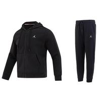 Jordan Essentials Fleece Treningas Juodas DQ7351-010 + DQ7341-010 M