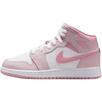 Jordan 1 Mid auliniai vaikiški krepšinio bateliai Rožiniai Unisex DQ8423-600 40