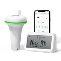 INKBIRD  2nd-Gen Wireless Pool Thermometer with IBS-M2 Wifi Gateway Combo Waterproof Digital Floating Thermometer for Spa Pond EU Version
