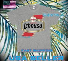 NAUJI Marškinėliai PREMIUM BIRRA ICHNUSA LOGO T-shirt JUOKINGI UNISEX DYDIS NUO S IKI 5XL 3XL