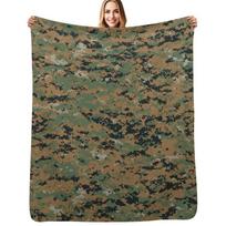 Marpat Camo Throw Blanket Soft Home Decor Blanket for Couch Bedroom 102x76cm(40x30in)