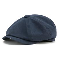 BOTVELA Vyriška Newsboy Gatsby kepurė 100% medvilnė Vintažinė plokščia Ivy vairavimo taksisto kepurė 58cm tamsiai mėlyna