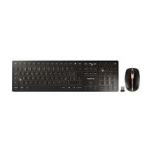 Klaviatūra + pelė Cherry DW 9100 SLIM belaidė RF + Bluetooth Čekų, Slovakų Black | JD-9100CS-2 | 4025112095337