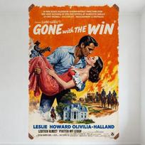 Vintažinis metalinis skardinis ženklas 'VĖJO NUPLĖŠTI' filmo plakatas, Romantiška karo vakarietiška veiksmo scena, Ugnies oranžinis fonas, Namų baras, Vyras 20x30cm（7.8x11.8inch）