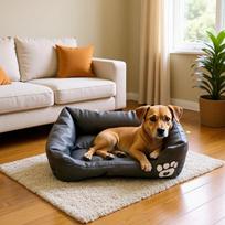 Oxford cloth kennel cat litter universal in all seasons anti-bite dog cushion scratch-resistant wear-resistant waterproof dog bed pet supplies S juoda