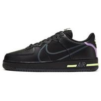 Nike Air Force 1 React Black Violet Star Barely Volt CD4366-001 44.5