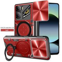 For ZTE Nubia Neo 2 3 Case Shockproof PC+TPU Slide Camera Lens Protection Ring Back Holder Cover for Nubia Neo3 ZTE nubia Neo 2