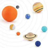 9 vnt./komplektas Imitacija Saulės planetų sistema Visatos sistema Kosminio modelio figūrėlės Mokymo priemonės Mokslo edukaciniai žaislai mėlyna