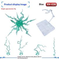 Anime Action Figures Cool Lightning Effects Pvc Display Bracket Diy Assembly Battle Scene Decor Accessories For Model Collection