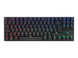 CHERRY XTRFY MX 8.2 - Klaviatūra - 80% - TKL - Apšvietimas - Belaidė - Bluetooth 5.2, 2.4 GHz, USB-C - QWERTZ - Vokiečių - Klavišų jungikliai: CHERRY MX2A Brown - Black | G80-3882LIADE-2 | 4025112113031