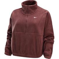 Nike One Moteriškas Therma FIT Oversized 1/2 Užtrauktuku Fleece Viršus FV7956-218 L