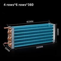 403*95*163mm Vario vamzdelis Aliuminio briaunelės Garintuvas Kondensatorius Šaldytuvas Šilumos išsklaidymas Šaldymo įranga 403x95x163 mm