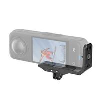 Insta360 X4 / X5 PULUZ vertikaliam ir horizontaliam fotografavimui greito atleidimo metalinis L laikiklis juoda