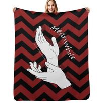 Twin Peaks Meanwhile Throw Blanket Fuzzy Plush Throw Blanket for Sofa Chair 102x76cm(40x30in) black