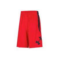 Under Armour vientos spalvos logotipas sportiniai šortai vyriški šortai Raudoni 1351284-600 M