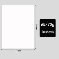 A3/A4 kopijavimo ir spausdinimo popierius, A5 rašymo popierius, egzaminų ir juodraštinis popierius, kaligrafijos ir piešimo popierius. 50 sheets Limited Edition Fine 70g