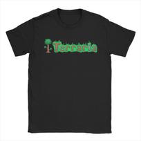 Terraria Game T-Shirt for Men  Funny 100% Cotton Tee Shirt Crewneck Short Sleeve T Shirts Original Clothes S