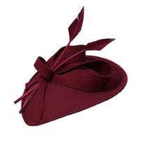 Senovinė fascinator skrybėlaitė Moterims Vestuvinė fascinator galvos juosta Senovinė tabletės formos skrybėlaitė Vestuvių dušams Bažnyčiai Kasdieniam dėvėjimui