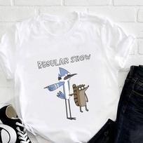 Reguliarus šou Mordecai ir Rigby rodo pirštu, Reguliarus šou marškinėlis Gerbėjų dovanos, Re Unisex marškinėlis XXXXL