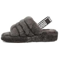 UGG Fluff Yeah šlepetės su storais padais, pilkos, moteriškos 1095119-CHRC 37