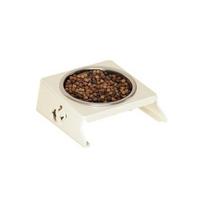 Elevated Dog Feeder Stainless Steel Pet Bowls with Foldable Stand No Spill Raised Pet Feeding Station for Healthy Eating Drinking Posture A balta