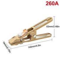 260/300/500A Žalvario Medžiaga A Formos Įžeminimo Suvirinimo Žemės Gnybtas Suvirinimo Aparatui Suvirinimo Žemės Gnybtas Žalvarinis Suvirinimo Gnybtas 260A