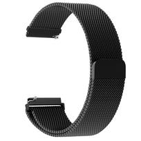 20mm 22mm laikrodžio apyrankė Samsung Galaxy watch 7/FE/5 pro/6/4/Classic Milanese Loop apyrankė Huawei gt 2 3 4 5 6 pro juosta 20mm watch strap juoda