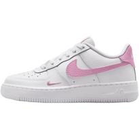 Nike Air Force 1 Low top Children's Basketball Shoes Pink White Unisex IO7403-103 38.5