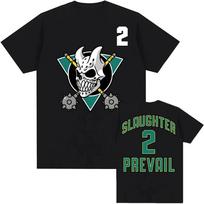 SLAUGHTER TO PREVAIL Ledo ritulio marškinėliai Trumpomis rankovėmis Medvilniniai su apvalia apykakle Madingi marškinėliai Vyrams Moterims Drabužiai Unisex Gatvės apranga Hip Hop T... S įvairiaspalvis