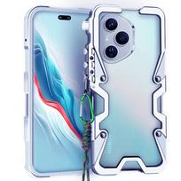 Šarvuotas Varžtas Metalinis Rėmas Atsparus Smūgiams Dangtelis Dėl Honor 400 Pro Aliuminio Buferio Dėklai Didelio Patvarumo Fundas Dėl Honor 400 Pro Honor400 HONOR 400 sidabras