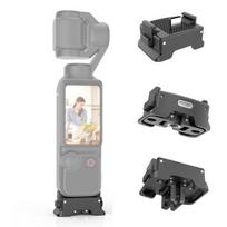 For DJI Osmo Pocket 4 / 3 PULUZ Plastic Quick-Release Charging Adapter Base (Black)