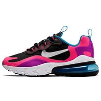 Nike Air Max 270 React Juoda Hyper Pink Ryškiai Violetinė GS BQ0101-001 37.5