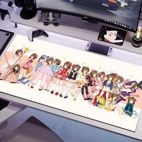 Cardcaptor Sakura Anime Mouse Pad Multiple Sizes Large Square Computer Office Game Table Mats Rubber Anti-slip Mousepads 600x300x2mm