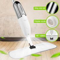 New Large Household Spray Mop With Replaceable Microfiber Pad For Wet And Dry Cleaning Microfiber Pads Rotatin… More