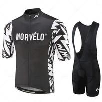 Morvelo-Vyriškas kvėpuojantis dviračių drabužių kostiumas, trumpomis rankovėmis, Pro dviračių komanda, 2026 m. vasarinis kvėpuojantis dviračių kostiumų komplektas XS