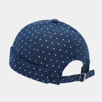 LDSLYJR Four Seasons Cotton Print Docker Cap Brimless Hat Beanie Hats Landlord Sailor Cap Men and Women 219 56-60cm Wear mėlyna